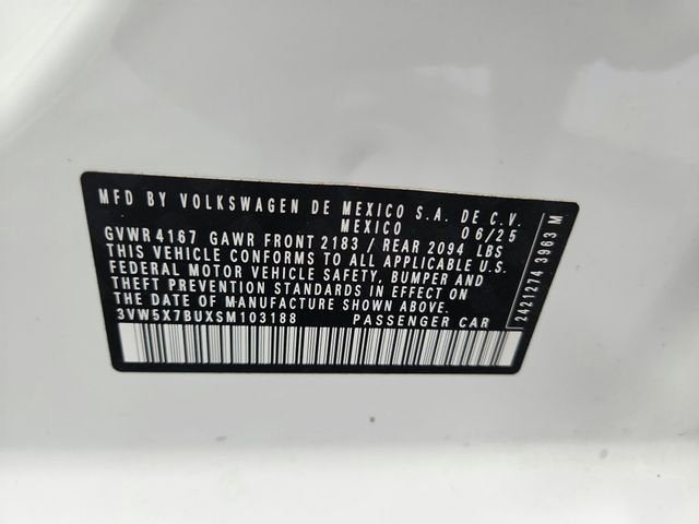 2025 Volkswagen Jetta S