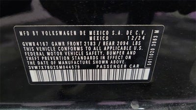 2025 Volkswagen Jetta SE