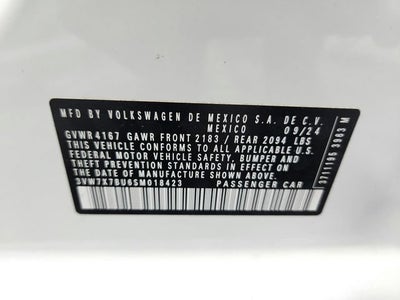2025 Volkswagen Jetta SE
