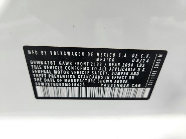 2025 Volkswagen Jetta SE