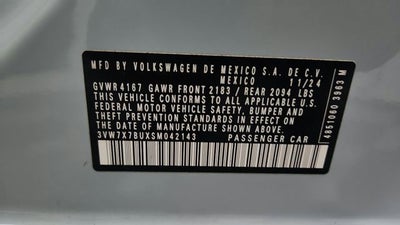 2025 Volkswagen Jetta SE