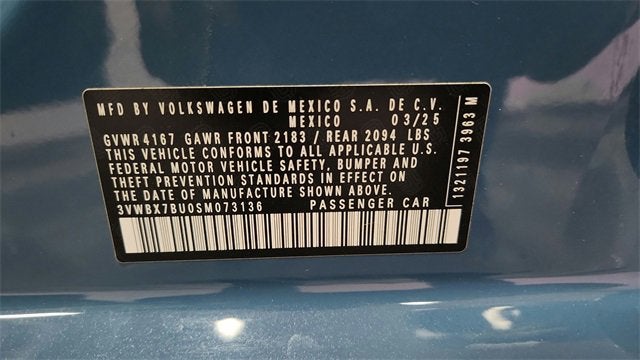 2025 Volkswagen Jetta Sport