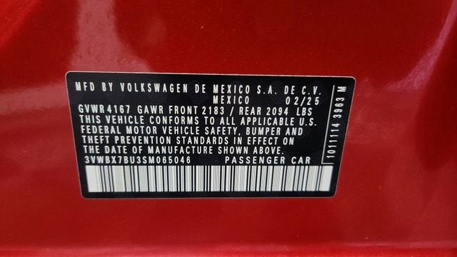 2025 Volkswagen Jetta Sport