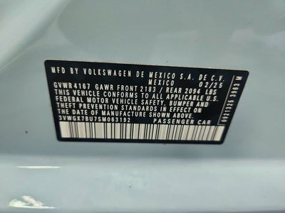 2025 Volkswagen Jetta SEL