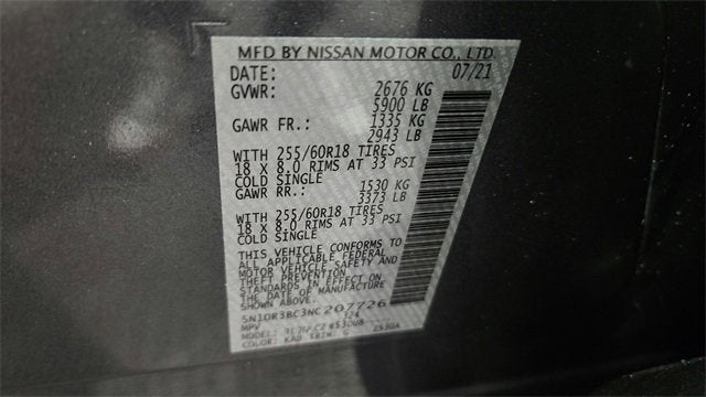 2022 Nissan Pathfinder SV