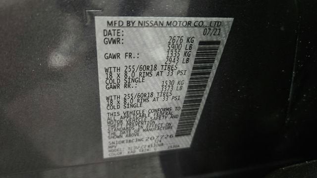 2022 Nissan Pathfinder SV