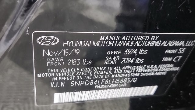 2020 Hyundai Elantra SEL
