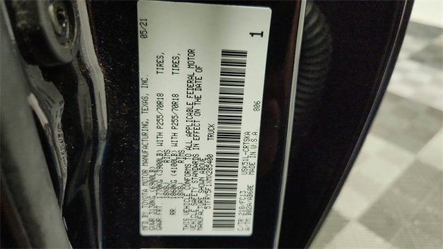 2021 Toyota Tundra 2WD SR