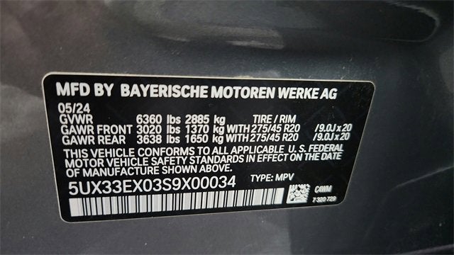 2025 BMW X6 xDrive40i