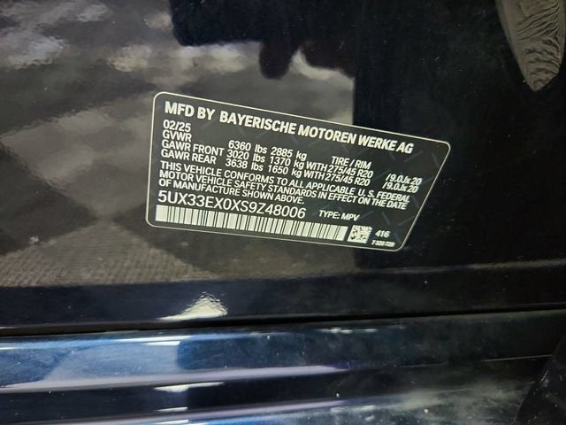 2025 BMW X6 xDrive40i
