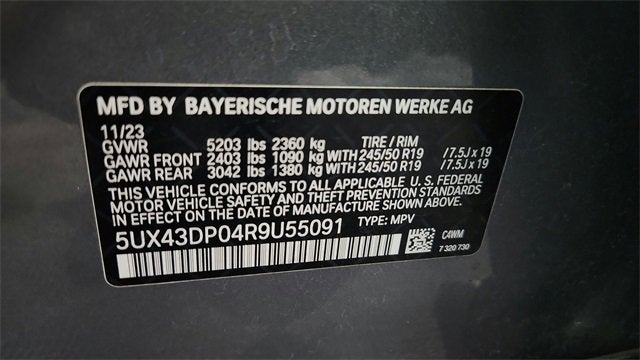 2024 BMW X3 sDrive30i