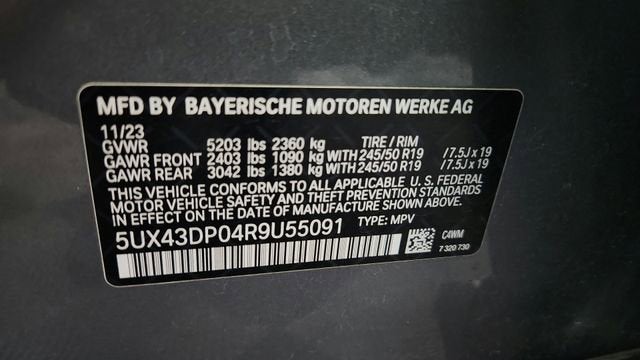 2024 BMW X3 sDrive30i