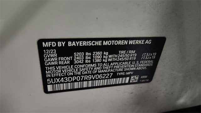 2024 BMW X3 sDrive30i