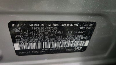 2022 Mitsubishi Outlander Sport ES