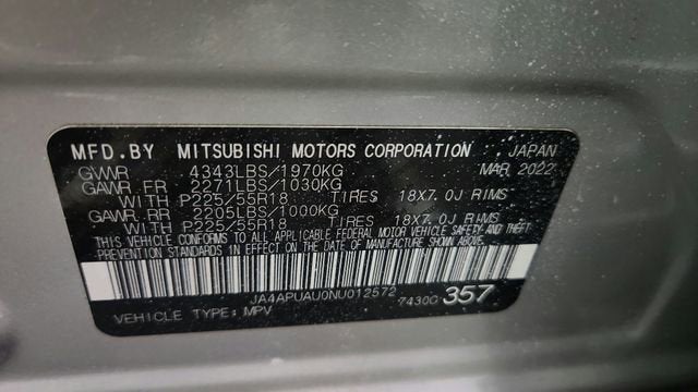 2022 Mitsubishi Outlander Sport ES