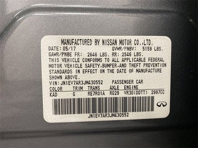 2018 INFINITI Q50 3.0t LUXE