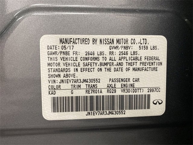 2018 INFINITI Q50 3.0t LUXE