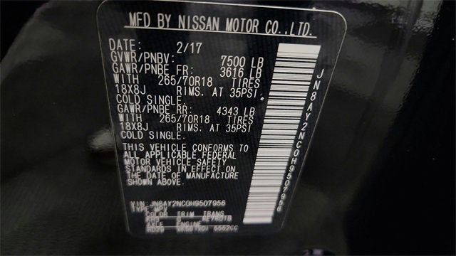 2017 Nissan Armada SV