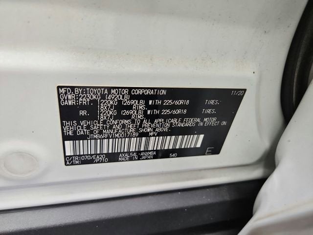 2021 Toyota RAV4 Hybrid LE