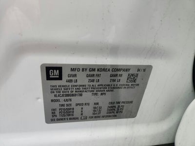 2016 Buick Encore Base