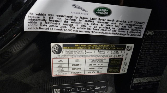 2020 Land Rover Range Rover Base