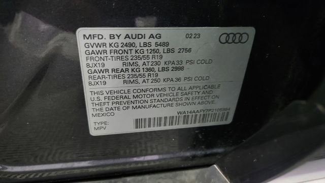 2023 Audi Q5 Sportback S line Premium