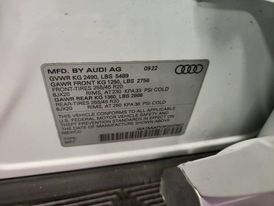 2023 Audi Q5 Sportback S line Premium Plus