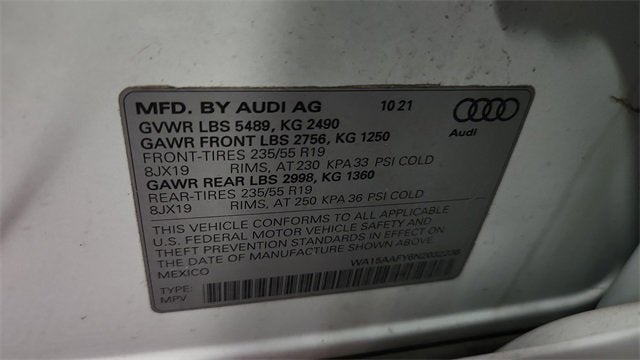 2022 Audi Q5 Sportback S line Premium Plus