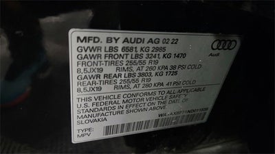 2022 Audi Q7 Premium