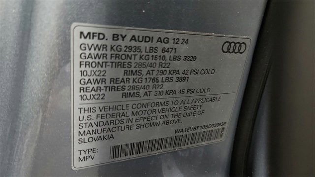 2025 Audi Q8 Premium Plus