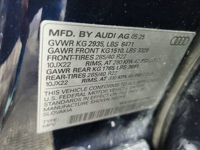 2025 Audi Q8 Premium Plus