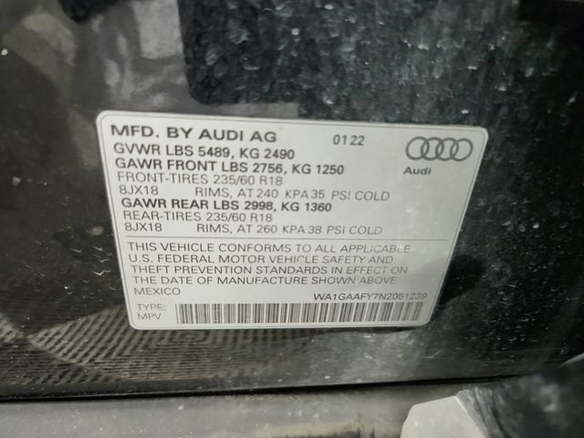 2022 Audi Q5 S line Premium