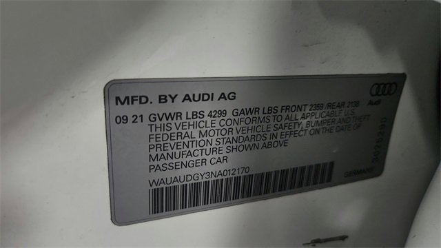 2022 Audi A3 Premium