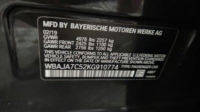 2019 BMW 5 Series 530i xDrive
